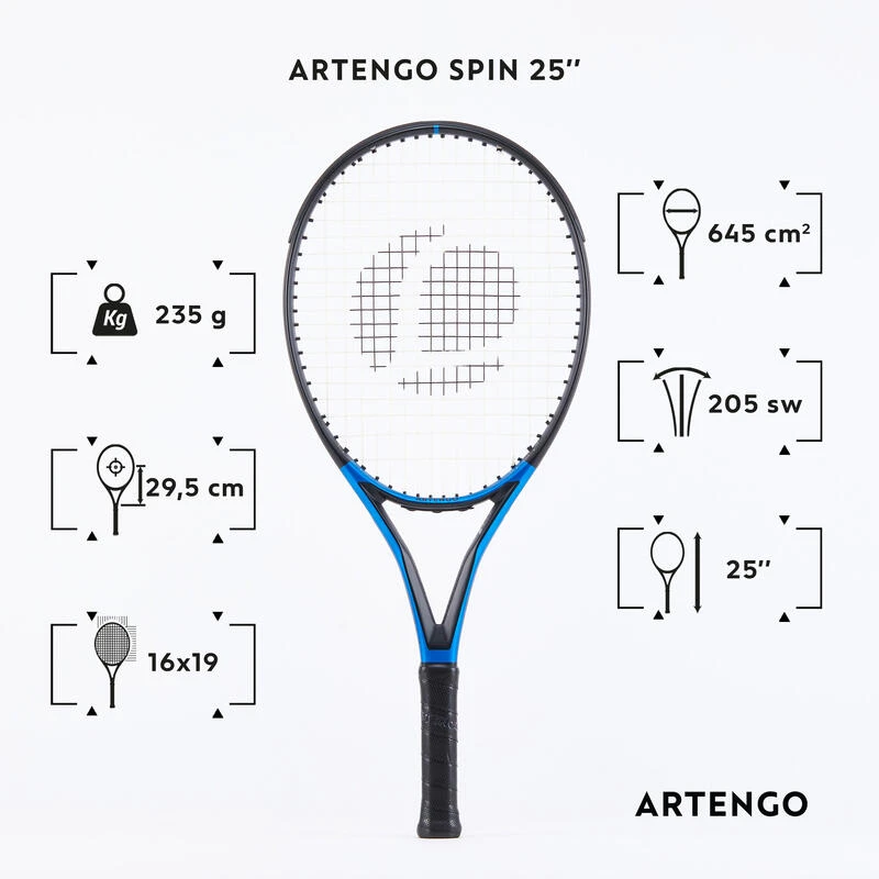 ARTENGO TR930 SPIN 25 JUNIOR 3 ARTENGO TR930 SPIN 25 JUNIOR – Image 3