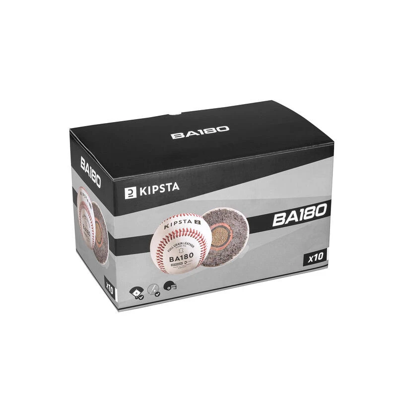 Kipsta Balle De Baseball BA180 Box - Blanc 1 Kipsta Balle De Baseball BA180 Box - Blanc