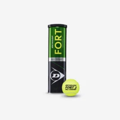 BALLES DE TENNIS DUNLOP FORT ALL COURT *4 JAUNE CONTROL -Balle Jeux Vêtements Magasin balles de tennis dunlop fort all court 4 jaune control 2