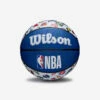 Ballon De Basketball NBA Taille 7 - Wilson Team Tribute S7 Bleu Blanc