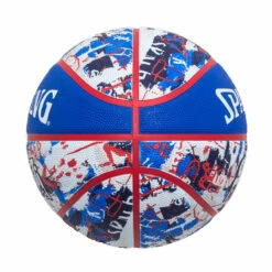 Ballon De Basketball Spalding Graffiti Rouge Et Bleu -Balle Jeux Vêtements Magasin ballon de basketball spalding graffiti rouge et bleu 2