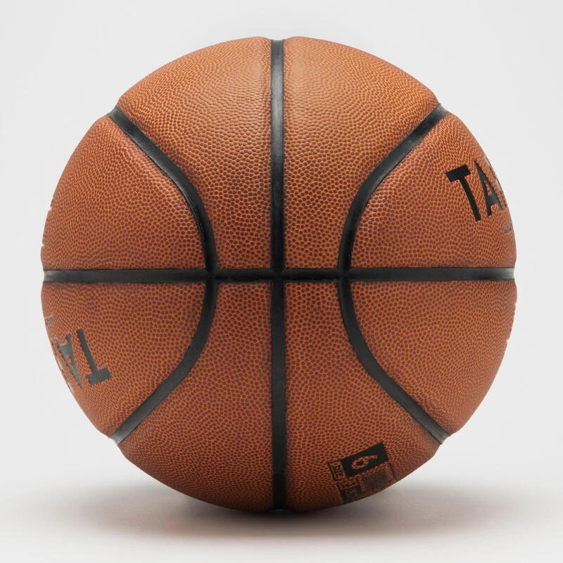 Ballon De Basketball Taille 6 - BT100 Touch Marron 2 Ballon De Basketball Taille 6 - BT100 Touch Marron – Image 2