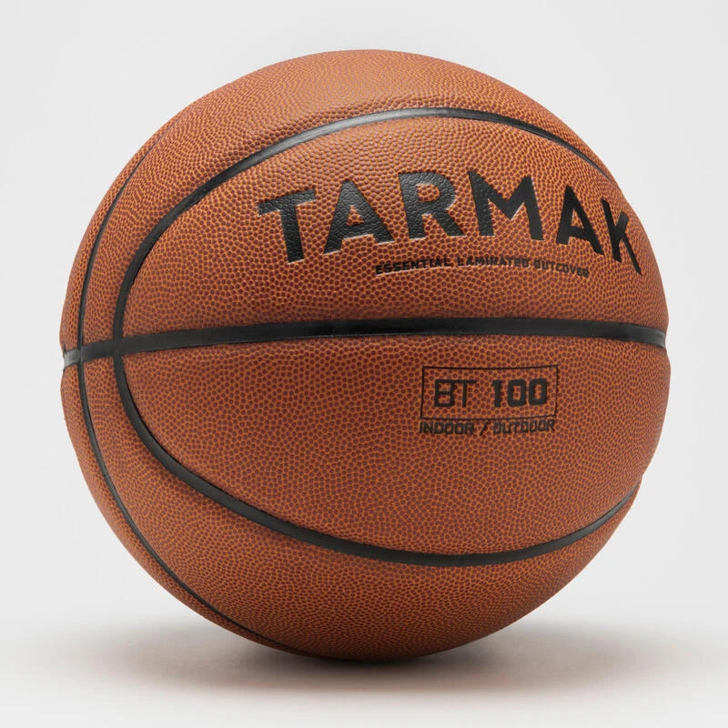 Ballon De Basketball Taille 6 - BT100 Touch Marron 3 Ballon De Basketball Taille 6 - BT100 Touch Marron – Image 3