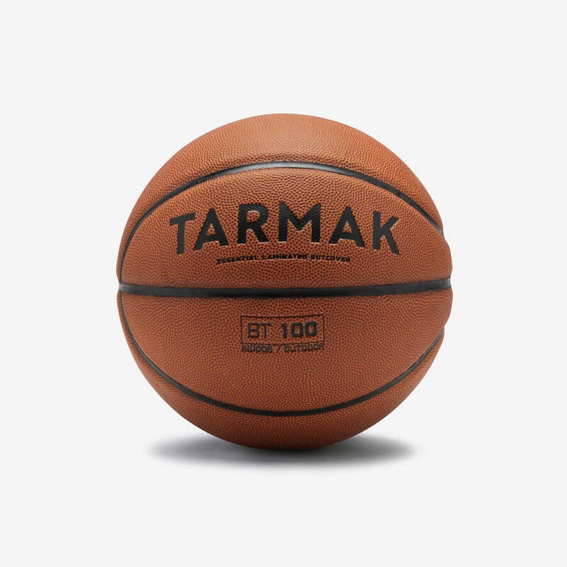Ballon De Basketball Taille 6 - BT100 Touch Marron 1 Ballon De Basketball Taille 6 - BT100 Touch Marron