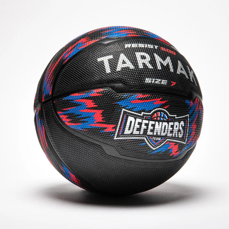 Ballon De Basketball Taille 7 - R500 Noir Rouge Bleu 2 Ballon De Basketball Taille 7 - R500 Noir Rouge Bleu – Image 2