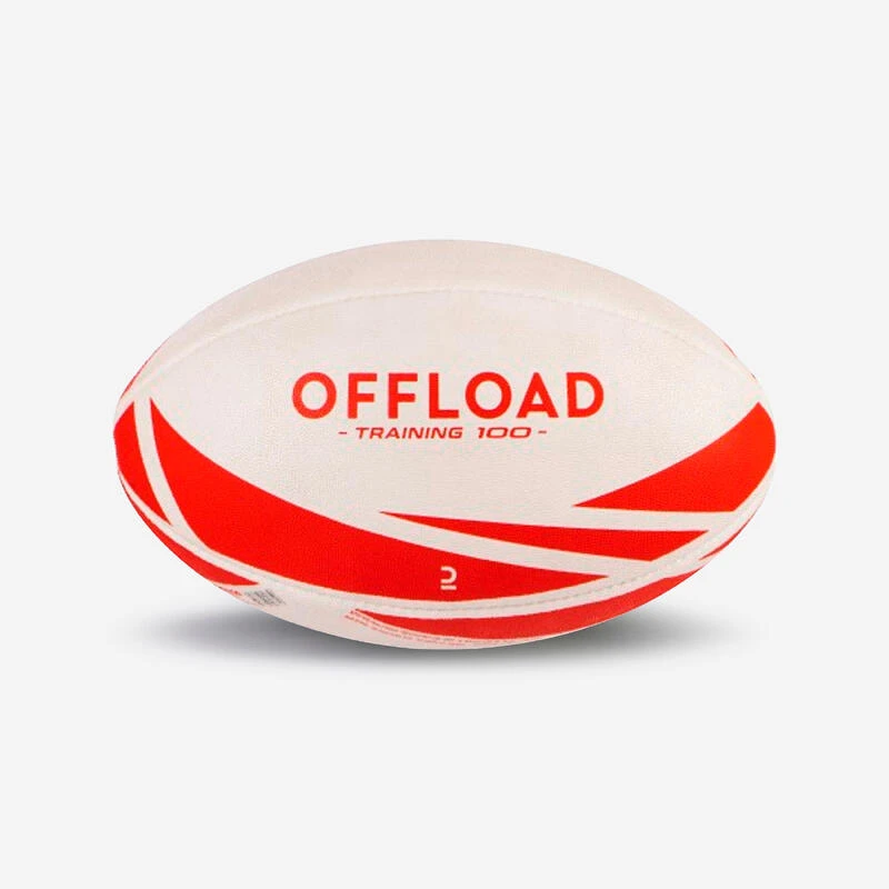 Ballon De Rugby Taille 4 - R100 Rouge 1 Ballon De Rugby Taille 4 - R100 Rouge