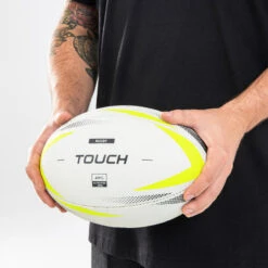 Ballon De Rugby Taille 4 - R500 Touch Wet Grip Blanc 9 Ballon De Rugby Taille 4 - R500 Touch Wet Grip Blanc -Balle Jeux Vêtements Magasin ballon de rugby taille 4 r500 touch wet grip blanc 4