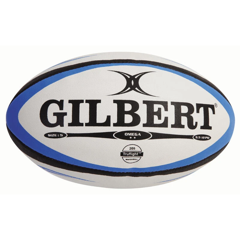 Ballon Rugby Gilbert Omega Match - Bleu, Taille 3 1 Ballon Rugby Gilbert Omega Match - Bleu, Taille 3