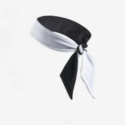 BANDANA TENNIS ARTENGO REVERSIBLE NOIR BLANC T 0,85 METRE