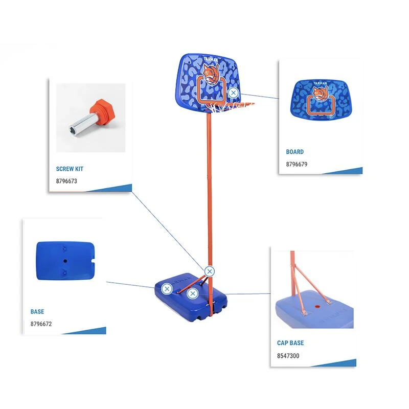 Base De Panier De Basketball - Base K500 Bleu 2 Base De Panier De Basketball - Base K500 Bleu – Image 2