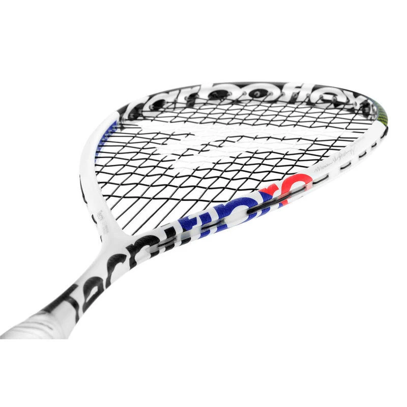 TECNIFIBRE Carboflex 130 X-Top (2022) Adulte Raquette De Squash - Blanc/Noir/Bleu 2 TECNIFIBRE Carboflex 130 X-Top (2022) Adulte Raquette De Squash - Blanc/Noir/Bleu – Image 2