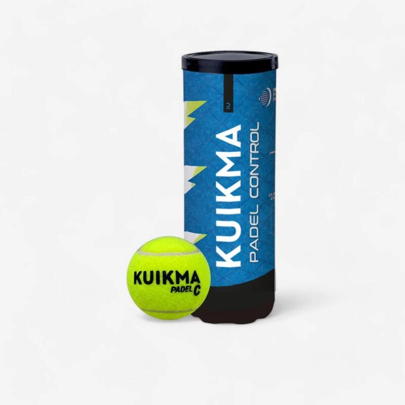 Carton 24 Tubes De 3 Balles De Padel Pressurisées- Kuikma Control 1 Carton 24 Tubes De 3 Balles De Padel Pressurisées- Kuikma Control