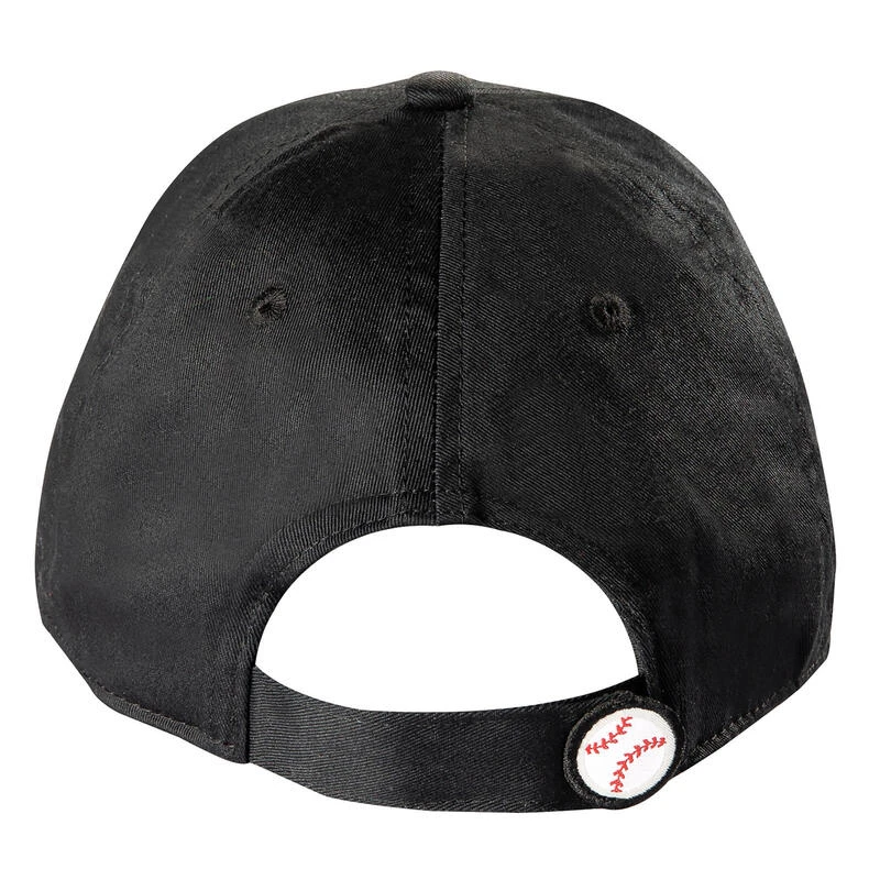 Kipsta Casquette De Baseball Enfant BA500 - Noir 3 Kipsta Casquette De Baseball Enfant BA500 - Noir – Image 3