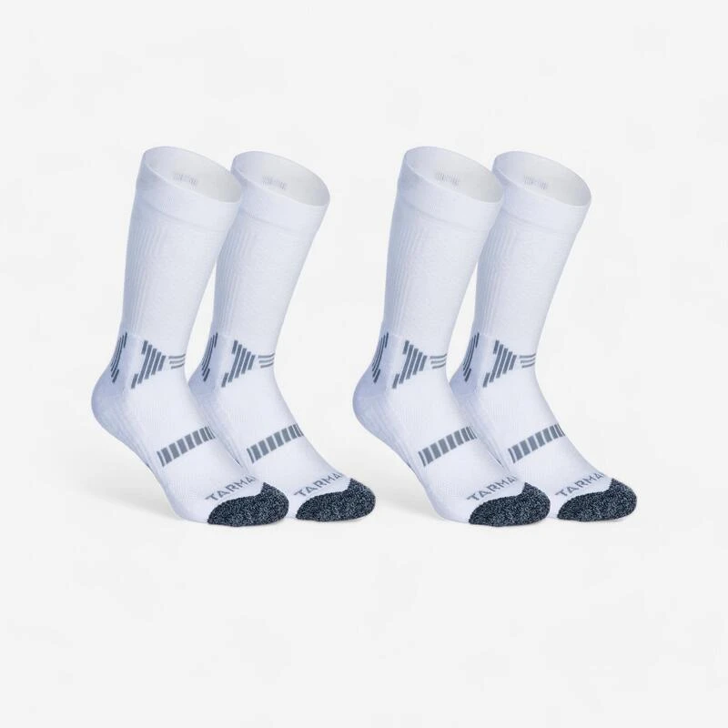 CHAUSSETTES DE BASKETBALL MID LOT DE 2 PAIRES ENFANT CONFIRME - BLANC 1 CHAUSSETTES DE BASKETBALL MID LOT DE 2 PAIRES ENFANT CONFIRME - BLANC
