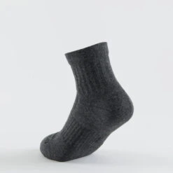 CHAUSSETTES DE SPORT ENFANT MI-HAUTES ARTENGO RS 500 NOIR GRIS LOT DE 3 -Balle Jeux Vêtements Magasin chaussettes de sport enfant mi hautes artengo rs 500 noir gris lot de 3 4