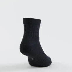 CHAUSSETTES DE SPORT ENFANT MI-HAUTES ARTENGO RS 500 NOIR GRIS LOT DE 3 -Balle Jeux Vêtements Magasin chaussettes de sport enfant mi hautes artengo rs 500 noir gris lot de 3 5
