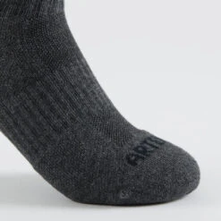 CHAUSSETTES DE SPORT ENFANT MI-HAUTES ARTENGO RS 500 NOIR GRIS LOT DE 3 -Balle Jeux Vêtements Magasin chaussettes de sport enfant mi hautes artengo rs 500 noir gris lot de 3 8