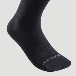 Artengo CHAUSSETTES DE SPORT HAUTES RS 160 NOIR LOT DE 3 -Balle Jeux Vêtements Magasin chaussettes de sport hautes rs 160 noir lot de 3 4