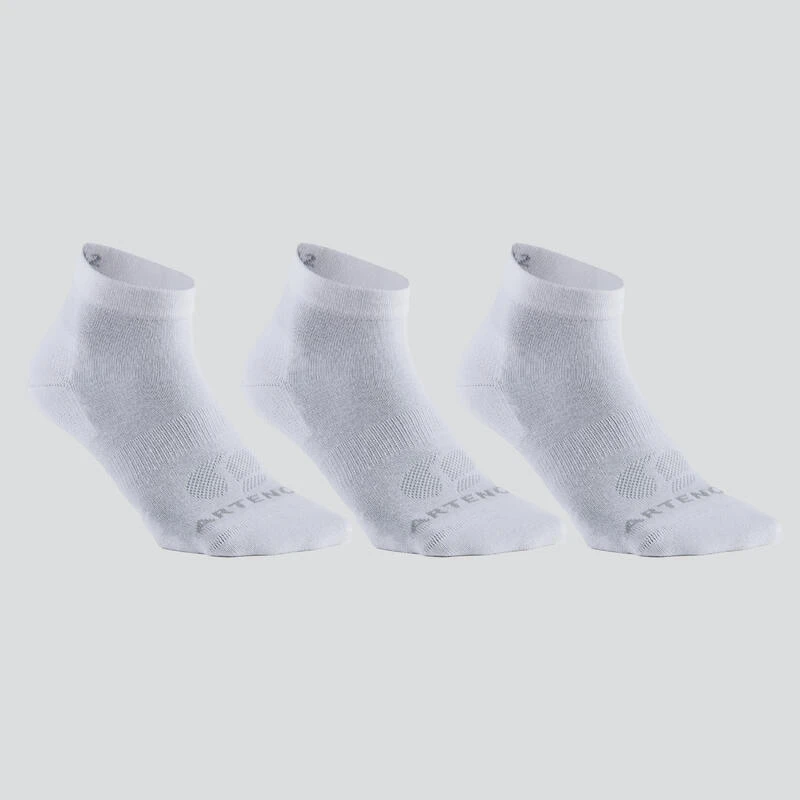 CHAUSSETTES DE SPORT MI-HAUTES ARTENGO RS 160 BLANCHES LOT DE 3 1 CHAUSSETTES DE SPORT MI-HAUTES ARTENGO RS 160 BLANCHES LOT DE 3