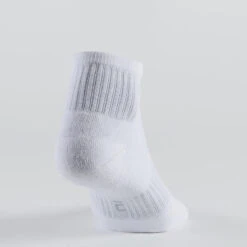 CHAUSSETTES DE SPORT MI-HAUTES ARTENGO RS 500 BLANC LOT DE 3 -Balle Jeux Vêtements Magasin chaussettes de sport mi hautes artengo rs 500 blanc lot de 3 3