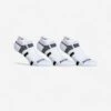 Artengo CHAUSSETTES DE TENNIS BASSE RS 560 BLANC NOIR LOT DE 3