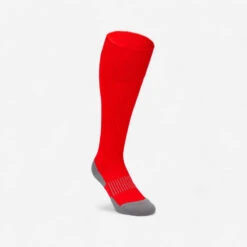 Chaussettes Hautes De Rugby Adulte - R500 Rouge