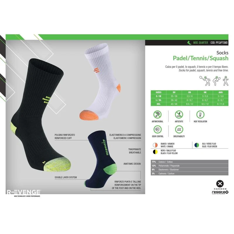 Chaussettes Techniques Adulte Respirantes Avec Renforts Padel Tennis Medium Noir 6 Chaussettes Techniques Adulte Respirantes Avec Renforts Padel Tennis Medium Noir – Image 6