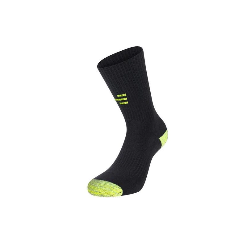 Chaussettes Techniques Adulte Respirantes Avec Renforts Padel Tennis Medium Noir 1 Chaussettes Techniques Adulte Respirantes Avec Renforts Padel Tennis Medium Noir