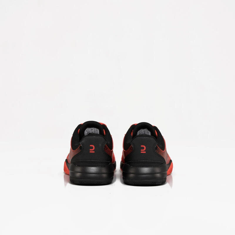 Chaussure Padel Enfant - Kuikma PS 500 JR Lace Rouge Noir 6 Chaussure Padel Enfant - Kuikma PS 500 JR Lace Rouge Noir – Image 6