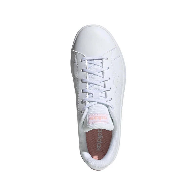 ADIDAS Chaussure Tennis Femme Advantage Base Blanche Rose 6 ADIDAS Chaussure Tennis Femme Advantage Base Blanche Rose – Image 6