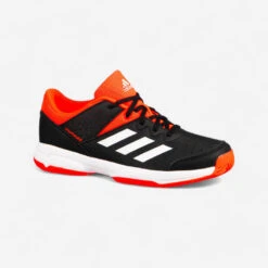Chaussures De BADMINTON Et Sports INDOORS ADIDAS COURT STABIL JR Noir
