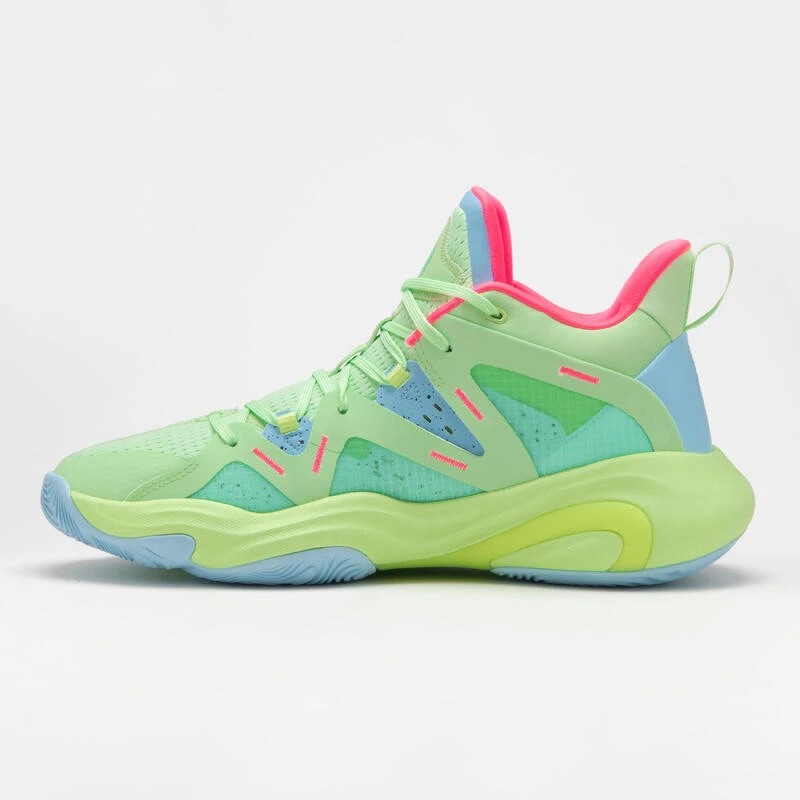 CHAUSSURES DE BASKETBALL BOSTON CELTICS HOMME/FEMME - 900 NBA MID-3 VERT 2 CHAUSSURES DE BASKETBALL BOSTON CELTICS HOMME/FEMME - 900 NBA MID-3 VERT – Image 2