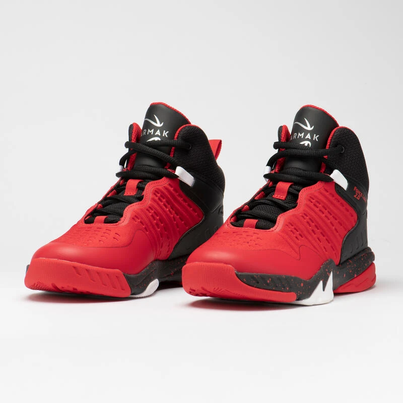 CHAUSSURES DE BASKETBALL ENFANT CONFIRME - SS500H ROUGE 3 CHAUSSURES DE BASKETBALL ENFANT CONFIRME - SS500H ROUGE – Image 3