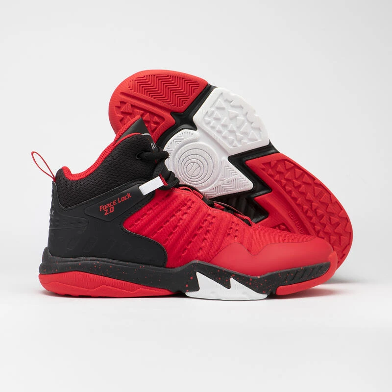 CHAUSSURES DE BASKETBALL ENFANT CONFIRME - SS500H ROUGE 4 CHAUSSURES DE BASKETBALL ENFANT CONFIRME - SS500H ROUGE – Image 4