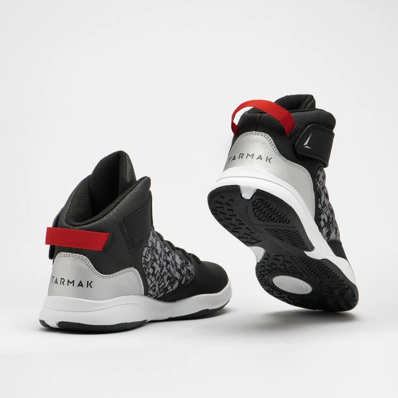 CHAUSSURES DE BASKETBALL ENFANT DEBUTANT - SE100 NOIR 3 CHAUSSURES DE BASKETBALL ENFANT DEBUTANT - SE100 NOIR – Image 3