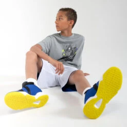 CHAUSSURES DE BASKETBALL ENFANT - EASY X BLEU JAUNE 15 CHAUSSURES DE BASKETBALL ENFANT - EASY X BLEU JAUNE -Balle Jeux Vêtements Magasin chaussures de basketball enfant easy x bleu jaune 7