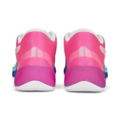 Chaussures De Basketball Homme - PUMA RISE NITRO Bleu Rose -Balle Jeux Vêtements Magasin chaussures de basketball homme puma rise nitro bleu rose 2