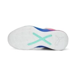 Chaussures De Basketball Homme - PUMA RISE NITRO Bleu Rose -Balle Jeux Vêtements Magasin chaussures de basketball homme puma rise nitro bleu rose 3
