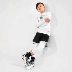 Chaussures De Basketball NBA Brooklyn Nets Enfant - SE900 MINI ME Blanc -Balle Jeux Vêtements Magasin chaussures de basketball nba brooklyn nets enfant se900 mini me blanc 7