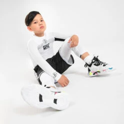 Chaussures De Basketball NBA Brooklyn Nets Enfant - SE900 MINI ME Blanc -Balle Jeux Vêtements Magasin chaussures de basketball nba brooklyn nets enfant se900 mini me blanc 8