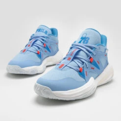 CHAUSSURES DE BASKETBALL PHILADELPHIA SIXERS ENFANT - 900 NBA MID-3 JR BLEU -Balle Jeux Vêtements Magasin chaussures de basketball philadelphia sixers enfant 900 nba mid 3 jr bleu 8