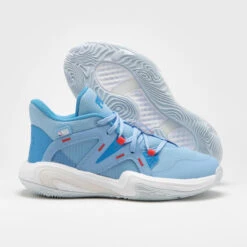 CHAUSSURES DE BASKETBALL PHILADELPHIA SIXERS ENFANT - 900 NBA MID-3 JR BLEU -Balle Jeux Vêtements Magasin chaussures de basketball philadelphia sixers enfant 900 nba mid 3 jr bleu 9