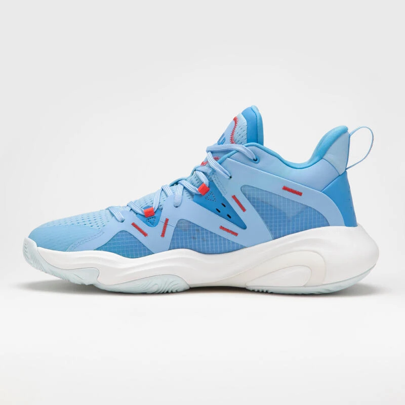 CHAUSSURES DE BASKETBALL PHILADELPHIA SIXERS HOMME/FEMME - 900 NBA MID-3 BLEU 2 CHAUSSURES DE BASKETBALL PHILADELPHIA SIXERS HOMME/FEMME - 900 NBA MID-3 BLEU – Image 2