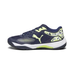 Chaussures De Padel SolarCOURT RCT PUMA Navy Fast Yellow White Blue -Balle Jeux Vêtements Magasin chaussures de padel solarcourt rct puma navy fast yellow white blue 2