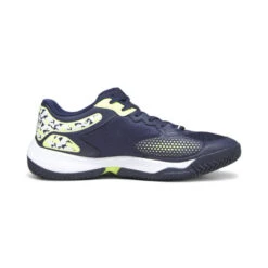 Chaussures De Padel SolarCOURT RCT PUMA Navy Fast Yellow White Blue -Balle Jeux Vêtements Magasin chaussures de padel solarcourt rct puma navy fast yellow white blue 4