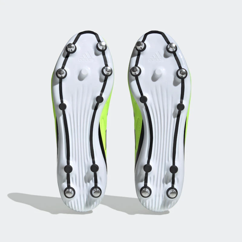 Chaussures De Rugby Adulte - ADIDAS RS 15 SG HYBRIDE Jaune Fluo 2 Chaussures De Rugby Adulte - ADIDAS RS 15 SG HYBRIDE Jaune Fluo – Image 2