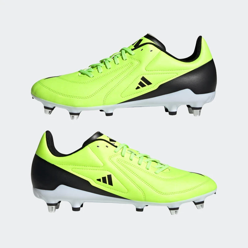 Chaussures De Rugby Adulte - ADIDAS RS 15 SG HYBRIDE Jaune Fluo 5 Chaussures De Rugby Adulte - ADIDAS RS 15 SG HYBRIDE Jaune Fluo – Image 5