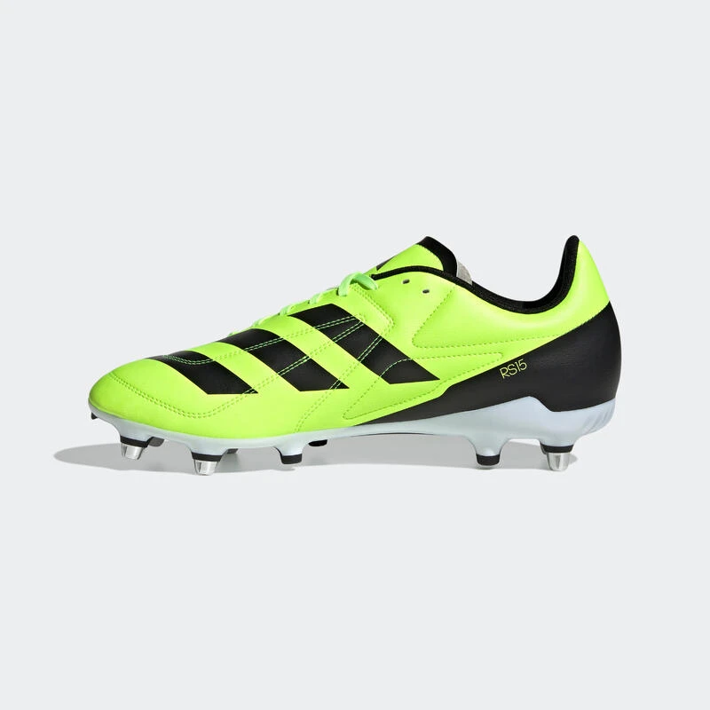 Chaussures De Rugby Adulte - ADIDAS RS 15 SG HYBRIDE Jaune Fluo 1 Chaussures De Rugby Adulte - ADIDAS RS 15 SG HYBRIDE Jaune Fluo