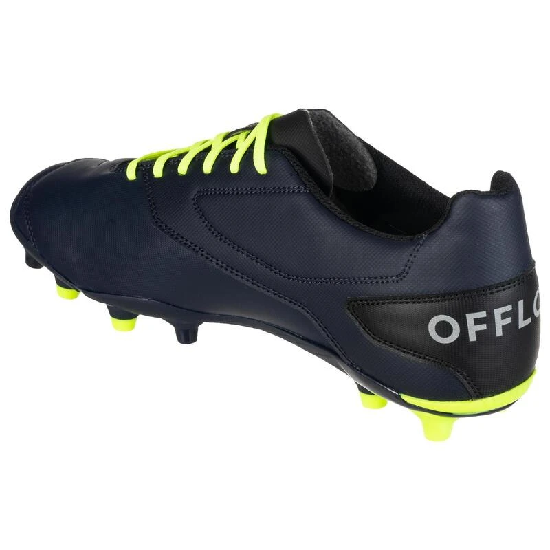 Chaussures De Rugby Moulée Terrains Secs Density R100 FG Bleue Jaune 7 Chaussures De Rugby Moulée Terrains Secs Density R100 FG Bleue Jaune – Image 7