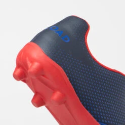 Chaussures De Rugby Moulées Terrain Sec Enfant - SKILL 100 FG Bleu Rouge -Balle Jeux Vêtements Magasin chaussures de rugby moulees terrain sec enfant skill 100 fg bleu rouge 6